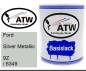 Preview: Ford, Silver Metallic, 9Z / 6349: 1L Lackdose, von ATW Autoteile West.